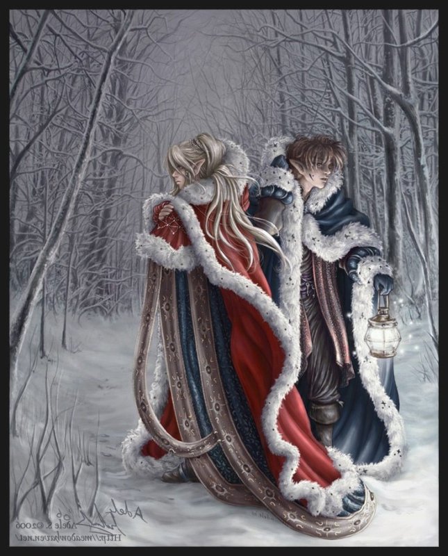 Вышивка Риолис 1528 «Лось в зимнем лесу» по мотивам картины В.Л.Муравьева